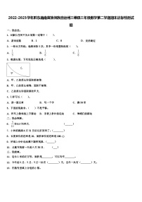 2022-2023学年黔东南南苗族侗族自治州三穗县三年级数学第二学期期末达标检测试题含解析