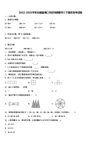 2022-2023学年河南省周口市扶沟县数学三下期末统考试题含解析