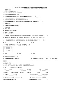 2022-2023学年横山县三下数学期末经典模拟试题含解析