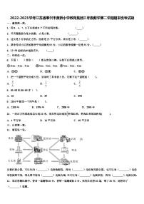 2022-2023学年江苏省泰兴市黄桥小学教育集团三年级数学第二学期期末统考试题含解析