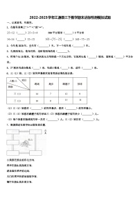 2022-2023学年江源县三下数学期末达标检测模拟试题含解析