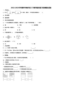 2022-2023学年晋中市榆次区三下数学期末复习检测模拟试题含解析