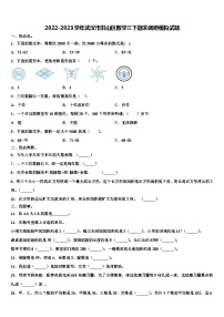 2022-2023学年武汉市洪山区数学三下期末调研模拟试题含解析