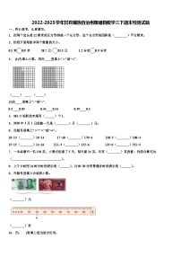 2022-2023学年甘孜藏族自治州理塘县数学三下期末检测试题含解析