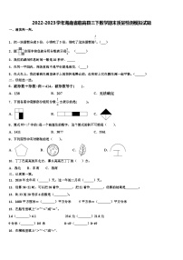 2022-2023学年海南省临高县三下数学期末质量检测模拟试题含解析