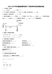 2022-2023学年湖南省湘潭市数学三下期末教学质量检测模拟试题含解析