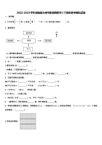 2022-2023学年湖南省永州市新田县数学三下期末联考模拟试题含解析