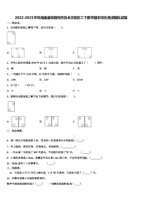 2022-2023学年湖南省岳阳经济技术开发区三下数学期末综合测试模拟试题含解析