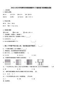 2022-2023学年焦作市修武县数学三下期末复习检测模拟试题含解析