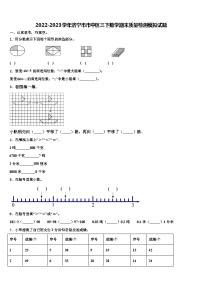 2022-2023学年济宁市市中区三下数学期末质量检测模拟试题含解析