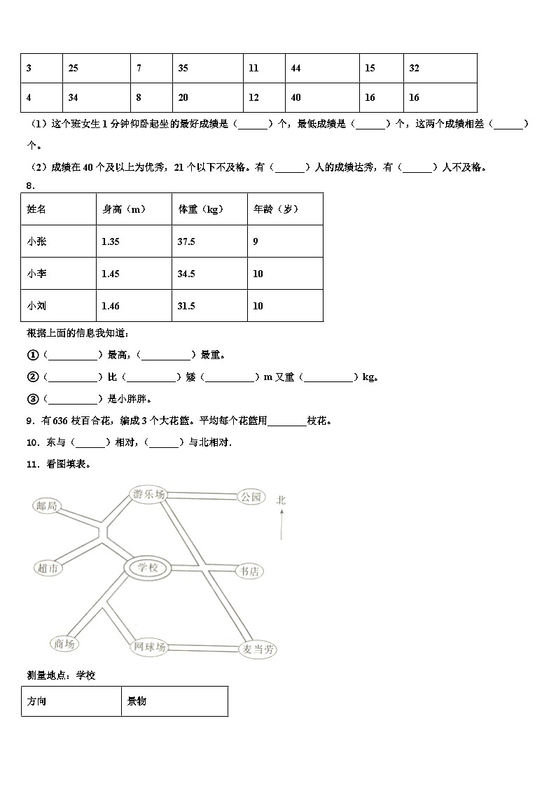 2022-2023学年济宁市市中区三下数学期末质量检测模拟试题含解析第2页