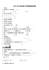 2022-2023学年灵县三下数学期末联考试题含解析