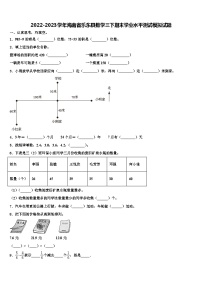 2022-2023学年海南省乐东县数学三下期末学业水平测试模拟试题含解析