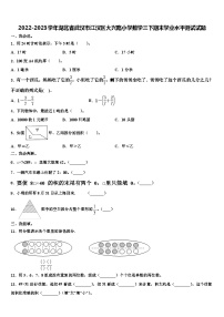 2022-2023学年湖北省武汉市江汉区大兴路小学数学三下期末学业水平测试试题含解析