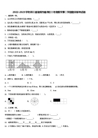 2022-2023学年浙江省湖州市南浔区三年级数学第二学期期末联考试题含解析