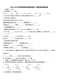 2022-2023学年阿克塞哈萨克族自治县三下数学期末调研试题含解析