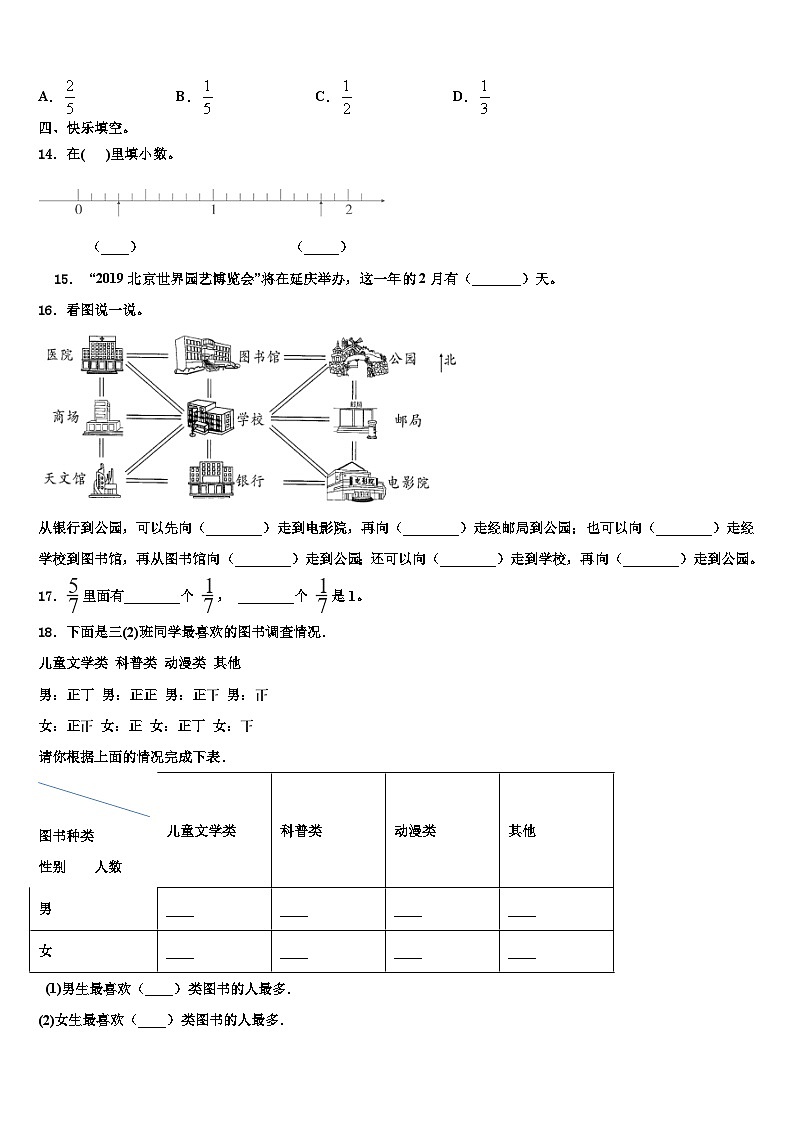 2022-2023学年贵州省遵义市绥阳县数学三下期末监测模拟试题含解析02