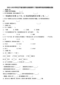 2022-2023学年辽宁省沈阳市沈河区数学三下期末教学质量检测模拟试题含解析