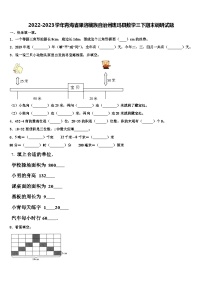 2022-2023学年青海省果洛藏族自治州班玛县数学三下期末调研试题含解析