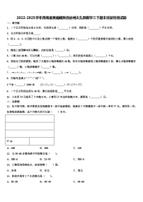 2022-2023学年青海省黄南藏族自治州尖扎县数学三下期末质量检测试题含解析