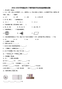 2022-2023学年韶山市三下数学期末学业质量监测模拟试题含解析