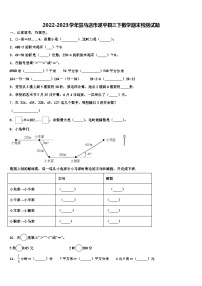 2022-2023学年驻马店市遂平县三下数学期末检测试题含解析