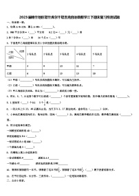 2023届喀什地区塔什库尔干塔吉克自治县数学三下期末复习检测试题含解析