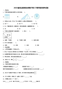 2023届凉山彝族自治州冕宁县三下数学期末联考试题含解析