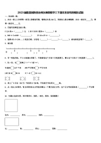 2023届临夏回族自治州永靖县数学三下期末质量检测模拟试题含解析