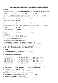 2023届四川省巴中市恩阳区三年级数学第二学期期末统考试题含解析