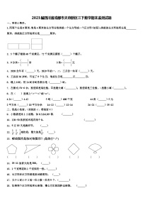 2023届四川省成都市天府新区三下数学期末监测试题含解析