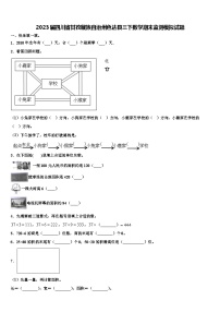 2023届四川省甘孜藏族自治州色达县三下数学期末监测模拟试题含解析