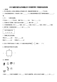 2023届四川省乐山市峨眉山市三年级数学第二学期期末监测试题含解析