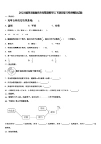 2023届四川省南充市仪陇县数学三下期末复习检测模拟试题含解析