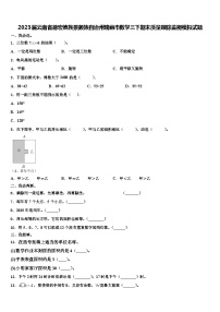 2023届云南省德宏傣族景颇族自治州瑞丽市数学三下期末质量跟踪监视模拟试题含解析