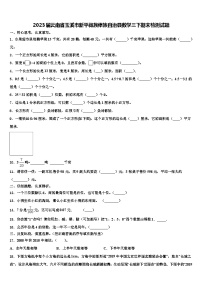 2023届云南省玉溪市新平彝族傣族自治县数学三下期末检测试题含解析