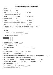 2023届安福县数学三下期末质量检测试题含解析