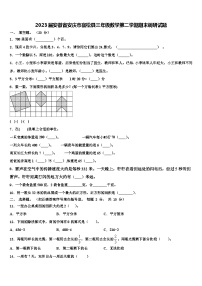 2023届安徽省安庆市宿松县三年级数学第二学期期末调研试题含解析