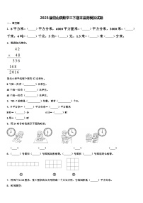 2023届岱山县数学三下期末监测模拟试题含解析