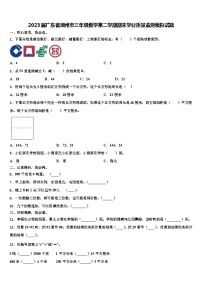 2023届广东省潮州市三年级数学第二学期期末学业质量监测模拟试题含解析