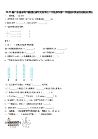 2023届广东省深圳市福田区耀华实验学校三年级数学第二学期期末质量检测模拟试题含解析