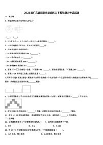 2023届广东省深圳市龙岗区三下数学期末考试试题含解析