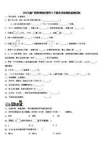 2023届广西贺州地区数学三下期末质量跟踪监视试题含解析