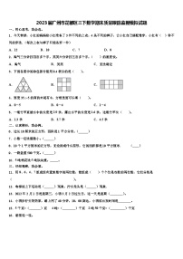 2023届广州市花都区三下数学期末质量跟踪监视模拟试题含解析