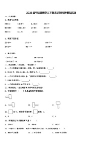 2023届平陆县数学三下期末达标检测模拟试题含解析