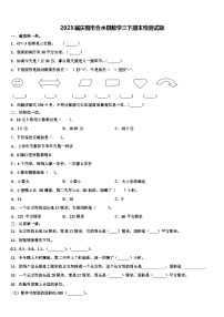 2023届庆阳市合水县数学三下期末检测试题含解析