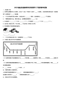 2023届山东省德州市经开区数学三下期末联考试题含解析