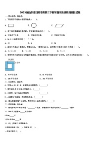 2023届山东省日照市莒县三下数学期末质量检测模拟试题含解析