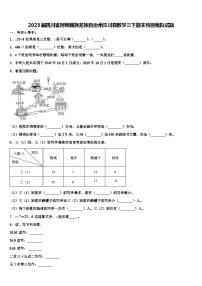 2023届四川省阿坝藏族羌族自治州汶川县数学三下期末检测模拟试题含解析