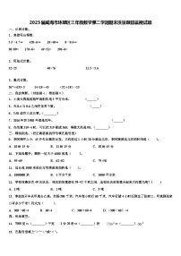 2023届威海市环翠区三年级数学第二学期期末质量跟踪监视试题含解析